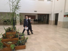بازدید دکتر خامسان رئیس دانشگاه بیرجند از پردیس کشاورزی، منابع طبیعی و محیط زیست