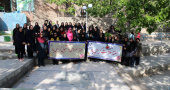 همکاری در برگزاری برنامه کوهپیمایی و گلگشت دانشجویان دختر