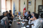 اعضای شورای اسلامی شهر فردوس  با سرپرست دانشکده فنی مهندسی فردوس دیدار کردند