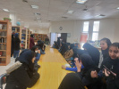 بازدید دانش آموزان دبیرستان هاجر از  کتابخانه مرکزی و مرکز نشر