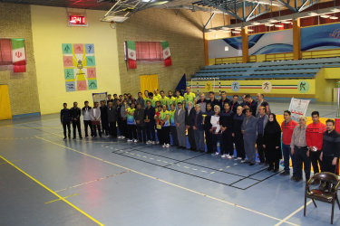 قهرمانی تیم والیبال کارکنان دانشگاه در مسابقات والیبال منطقه ۹ ورزش کشور