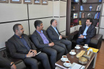مدیریت شعب بانک رفاه خراسان جنوبی با رئیس دانشگاه بیرجند دیدار کرد