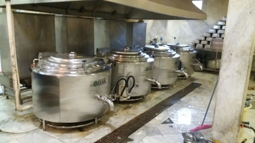 خریداری و نصب مرحله اول تجهیزات صنعتی آشپزخانه مرکزی دانشگاه بیرجند