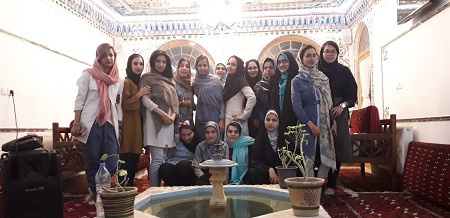 برگزاری اردوی گل گل گشت دختران دانشجوی دانشکده فنی و مهندسی فردوس