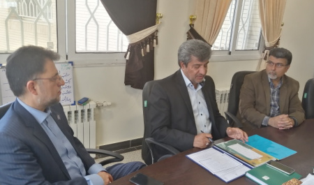 جلسه معاونین دانشگاه با اداره کل بنیاد حفظ آثار و نشر ارزشهای دفاع مقدس