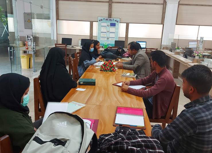 بازدید دانشجویان گیاهپزشکی ورودی ۹۹ از کتابخانه (۲۰ مهر)