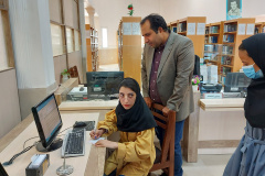 بازدید دانشجویان گیاهپزشکی ورودی ۹۹ از کتابخانه (۲۰ مهر)