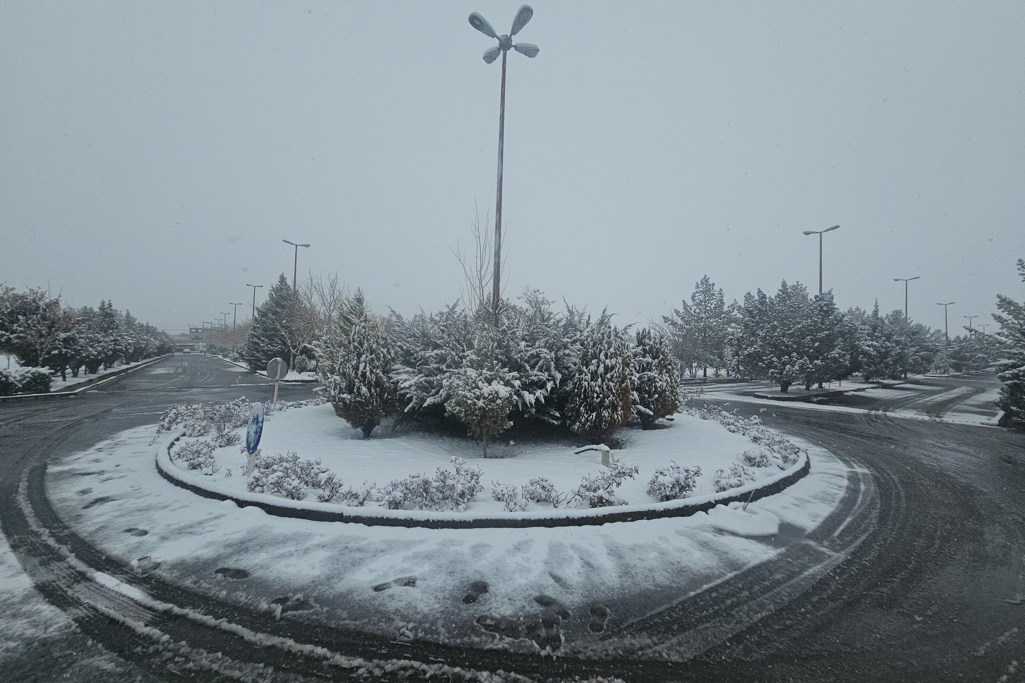 جلوه روز برفی در پردیس کشاورزی، منابع طبیعی و محیط زیست (1 بهمن 1404)