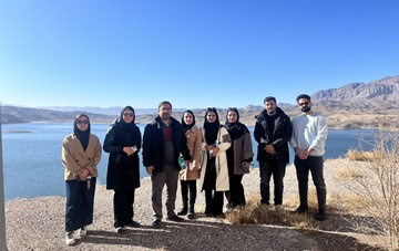 بازدید علمی دانشجویان گروه علوم و مهندسی آب از سد رزه درمیان برگزار شد.