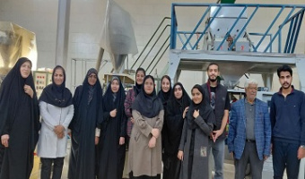 بازدید علمی دانشجویان گروه مهندسی تولید و ژنتیک گیاهی ورودی ۱۴۰۳ از کارخانه آرد گلبرگ بیرجند و کارخانه بسته بندی حبوبات