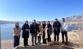 بازدید علمی دانشجویان گروه علوم و مهندسی آب از سد رزه درمیان برگزار شد.