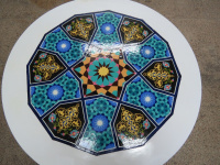 آثار هنری هندسه نقوش - استاد حسامی صنایع دستی نیسمال دوم ۹۹-۹۸