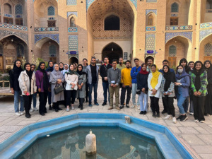 بازدید علمی دانشجویان گروه باستان شناسی از اماکن تاریخی کرمان-آبان ۱۴۰۲