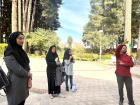بازدید دانشجویان کارشناسی ارشد هنراسلامی از باغ اکبریه و کتابخانه تخصصی هنر