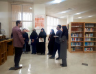 برگزاری کلاس درس زیباشناسی فرش دانشجویان ارشد فرش در کتابخانه مرکزی دانشگاه