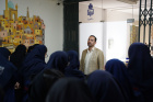 بازدید دانش آموزان دبیرستان علامه حلی از دانشکده هنر