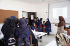 بازدید دانش آموزان دبیرستان علامه حلی از دانشکده هنر