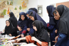بازدید دانش آموزان دبیرستان علامه حلی از دانشکده هنر
