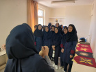 بازدید دانش آموزان دبیرستان علامه حلی از دانشکده هنر