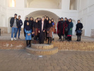 بازدید دانشجویان هنر اسلامی از مقبره حکیم نزاری قهستانی و دیدار با استاد اسماعیلی مود