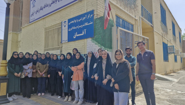 جمعی از دانشجویان دانشگاه بیرجند به مناسبت روز مشاور و روان‌شناس از مرکز سنجش اختلالات یادگیری بازدید کردند