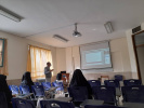 برگزاری اولین کلاس با حضور دانشجویان در پردیس علوم رفتاری توسط دکتر محمد علی رستمی نژاد