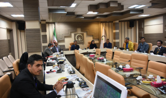 بازدید رئیس محترم گروه نظارت وارزیابی مؤسسه های فناور وزارت عتف و هیات نظارت، ارزیابی و تضمین کیفیت آموزش عالی استان خراسان جنوبی از پارک علم و فناوری استان