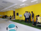 کافه کارآفرینی، توسط کانون کارآفرینی دانشگاه در اولین نمایشگاه مانایی ها افتتاح شد.