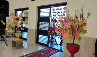 برپایی درخت فال حافظ در جشنواره رویش یلدایی۲ توسط کانون هنرهای تجسمی