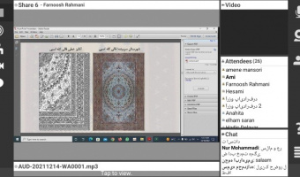 برگزاری سخنرانی با موضوع مطالعه طرح و نقش فرش¬های معاصر خراسان جنوبی توسط کانون هنرهای تجسمی