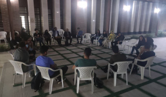 سومین جلسهٔ دورهمی کتاب جمعی از دانشجویان دانشگاه بیرجند