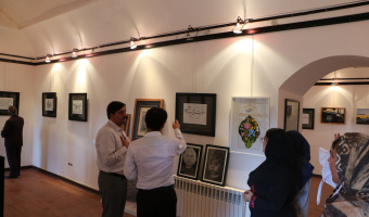 حضور کانون هنرهای تجسمی دانشگاه بیرجند در نمایشگاه باغ جهانی اکبریه