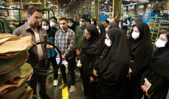 بازدید انجمن علمی شیمی از کارخانه کویر تایر