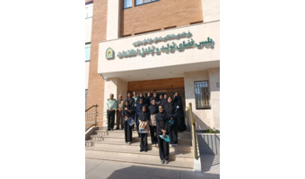 بازدید علمی دانشجویان دانشگاه بیرجند از پلیس فتا خراسان جنوبی