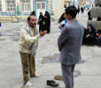 اجرای تئاتر خیابانی ایثار وشهادت در محل پردیس دانشکده هنر
