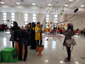 برپایی درخت خاطره نویسی و دلنوشته¬ در جشنواره رویش یلدایی۲ توسط کانون هنرهای تجسمی