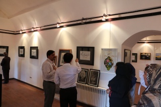 حضور کانون هنرهای تجسمی دانشگاه بیرجند در نمایشگاه باغ جهانی اکبریه