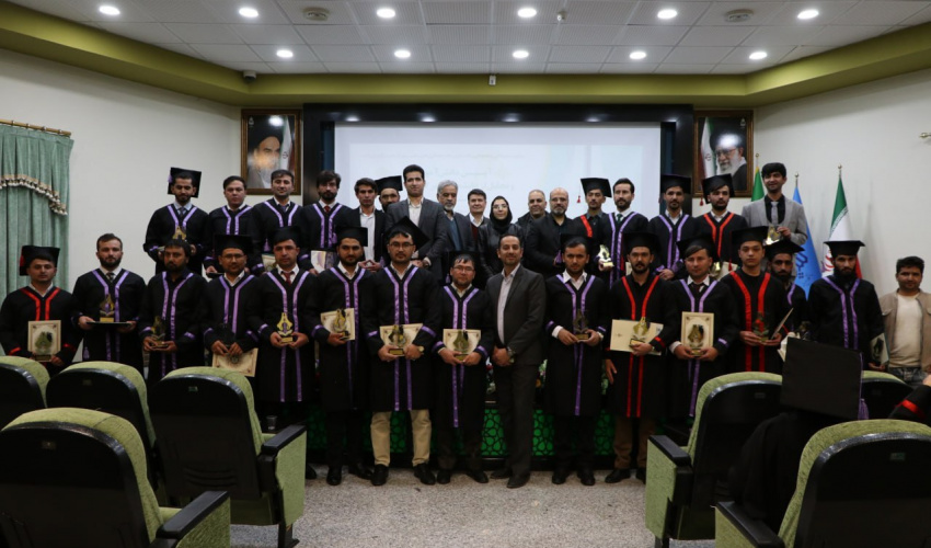 آیین دانش‌آموختگی دانشجویان بین‌الملل دانشگاه بیرجند برگزار شد.