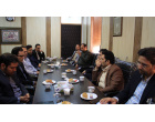 حضور معاون اداری و مالی دانشگاه بیرجند در جمع کارکنان علمی و غیر علمی دانشکده فنی و مهندسی فردوس