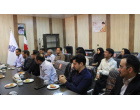 حضور معاون اداری و مالی دانشگاه بیرجند در جمع کارکنان علمی و غیر علمی دانشکده فنی و مهندسی فردوس