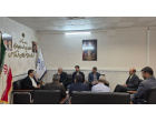نشست معاون اداری و مالی د انشگاه بیرجند با فرماندار شهرستان فردوس