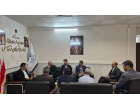 نشست معاون اداری و مالی د انشگاه بیرجند با فرماندار شهرستان فردوس