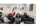 نشست معاون اداری و مالی د انشگاه بیرجند با فرماندار شهرستان فردوس