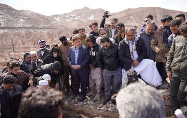 مراسم تشییع  پیکر دانشجوی فقید دانشگاه تهران در زادگاهش