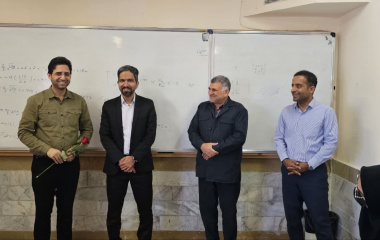 گرامیداشت مقام والای استاد در دانشکده ی فنی و مهندسی فردوس