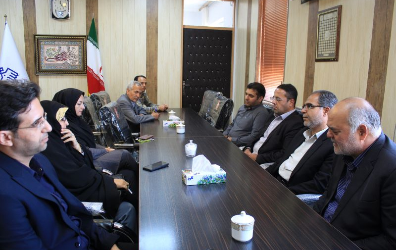 اعضای شورای شهر فردوس با سرپرست جدید دانشکده فنی و مهندسی فردوس دیدار کردند