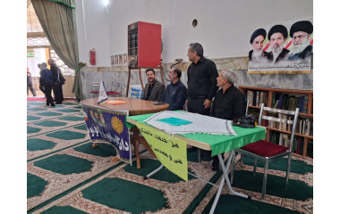 میز خدمت دانشکده فنی و مهندسی فردوس در میعادگاه عاشقان برگزار شد