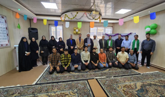 مراسم تکریم همکاران سادات در دانشکده فنی و مهندسی