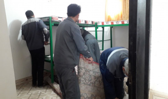 همکاران اداری دانشکده فنی و مهندسی فردوس  بار دیگر مسئولیت پذیری، پای کار بودن و همت جهادی خود را به رخ کشیدند