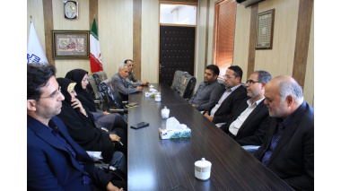 اعضای شورای شهر فردوس با سرپرست جدید دانشکده فنی و مهندسی فردوس دیدار کردند